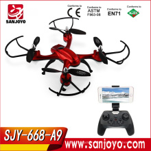 SJY-668-А9 беспроводной RC беспилотный 2.4 г 4ch 6-осевой беспроводной fpv камеры quadcopter с Висения функция headless режиме 